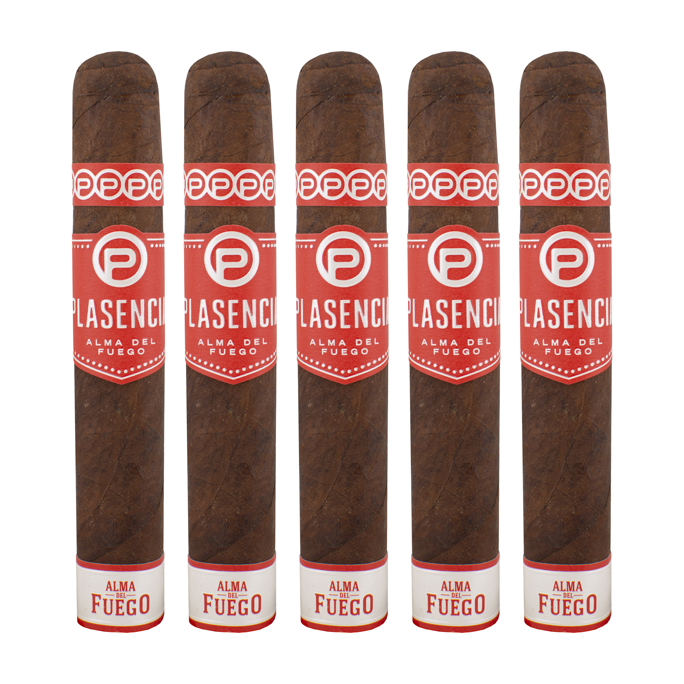 Plasencia Alma del Fuego Candente Robusto Cigar - 5 Pack